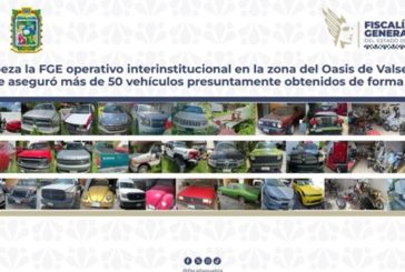 Aseguran más de 50 vehículos robados