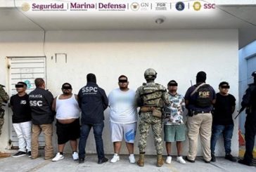 En Acapulco fueron detenidos cinco posibles integrantes de un grupo delictivo con operación en CDMX