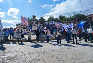 Pueblos tseltales marchan en Chiapas contra la autopista Palenque-San Cristóbal