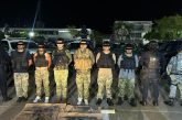 García Harfuch confirma la detención de seis sujetos que portaban armas y drogas en Tabasco